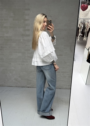 Alice bluse Optic White Skall Studio 